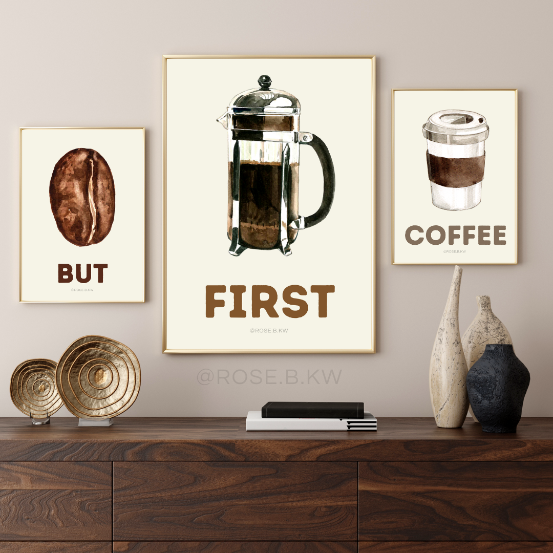 Coffee Corner – 3pcs Digital Wall Art Bundle